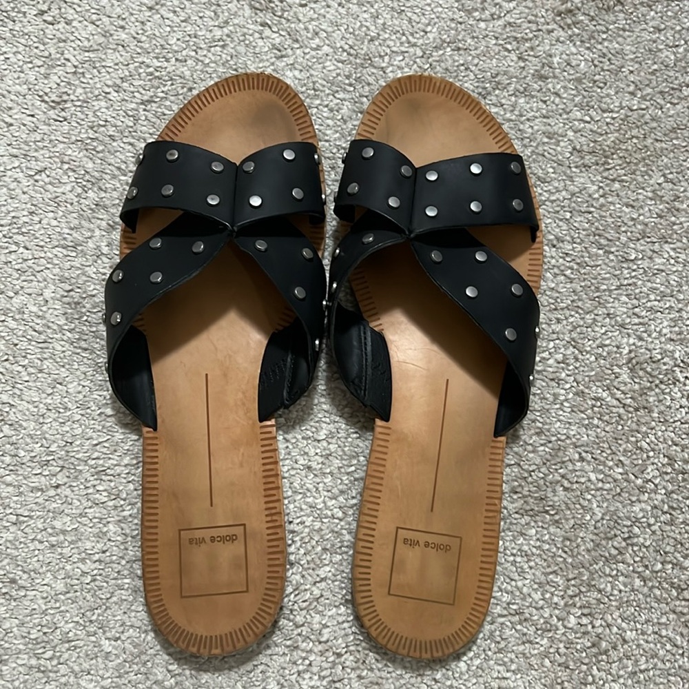 Size 10 Dolce Vita Sandals with Silver studs